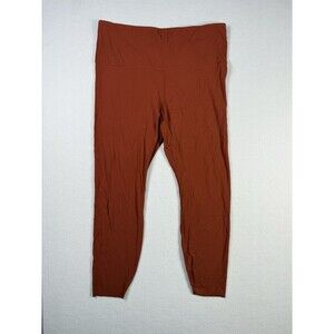 Nike Yoga Dri-FIT High-Rise Leggings Rust Orange Women’s 1X Plus Size